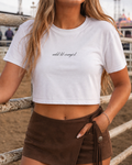 wild lil cowgirl crop top