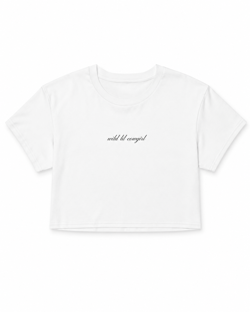 wild lil cowgirl crop top