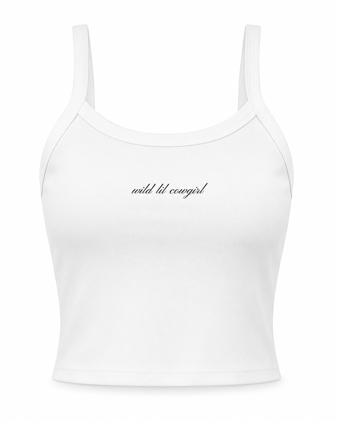 wild lil cowgirl rib tank top
