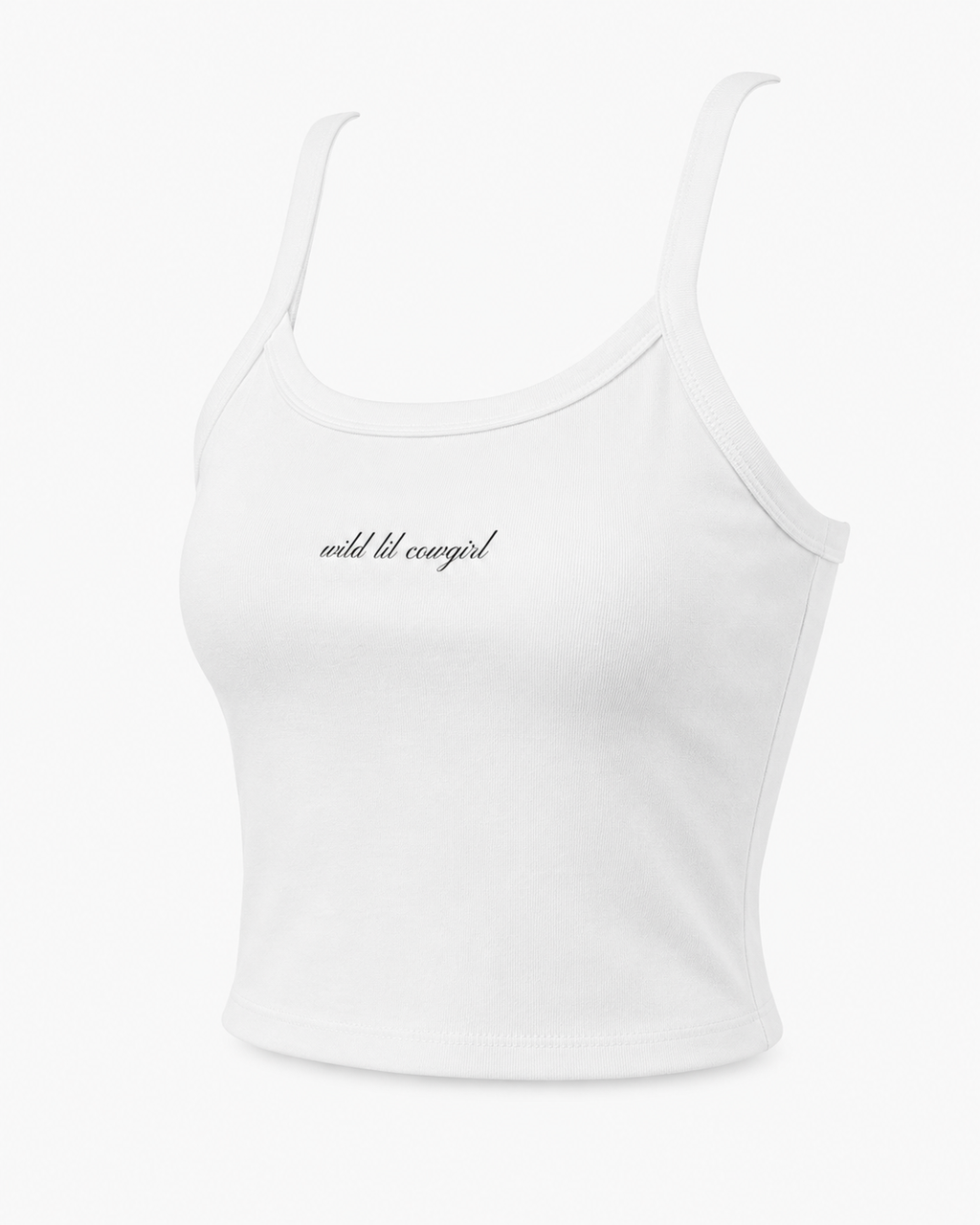 wild lil cowgirl rib tank top