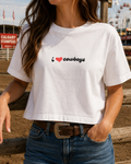 i ❤️ cowboys heavyweight boxy tee